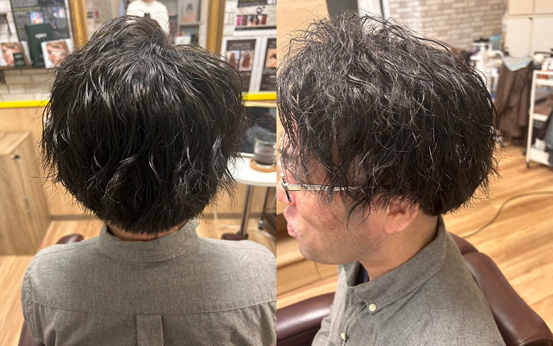 カット+パーマ